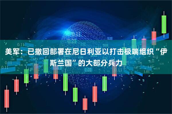 美军：已撤回部署在尼日利亚以打击极端组织“伊斯兰国”的大部分兵力
